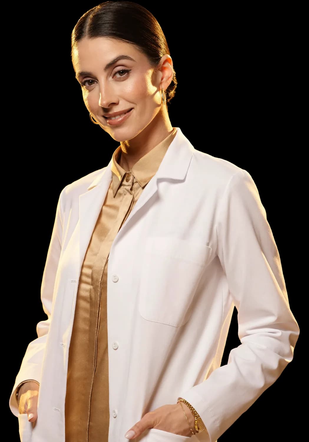 Doctor in a white coat at Dr. Maha Dahlan Clinics